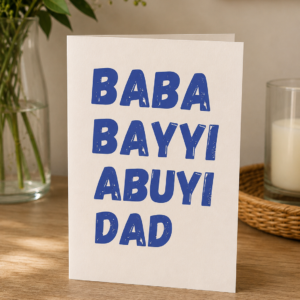 Dad Names Greeting Card